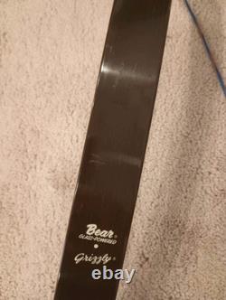 Nice Vintage 1973-76 Bear Grizzly Recurve Bow- 58, 45#@28, RH