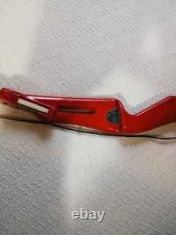 Nice Vintage Bear 76er Take Down Recurve Bow Traditional Red & White