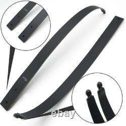 OBTOUTDOOR Hunter Original Recurve Bow 60 50lbs Right Hand Black Wooden Riser