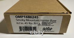OMP Archery Smokey Mountain Hunter Takedown Recurve Bow RH 45# AMO 62 Trad Bow