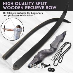 Obert Archery Takedown Recurve Bow 60Inch Traditional Hunting Bows Bamboo Core