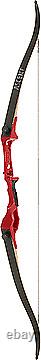October Mountain Ascent Recurve Bow Red 58 in. 25 lbs. RH