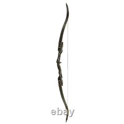 October Mountain Night Ridge ILF Recurve Bow Black 60 in. 45 lbs. RH