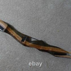 Old Mountain Edge Vintage Recurve Bow Brown 60lbs. 62in. Right Hand