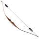 One-piece Wood Longbow 20-35lbs Archery Traditional Recurve Bow Hunting & Target