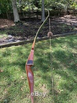 Original 1961 Bear Archery Kodiak Bow 60 45# Bubinga Riser Wood