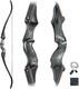 Original Black Hunter Takedown Recurve Bow 60inch With Bamboo Core Limbs Archery