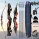 Pmz 60 Recurve Bow Set Traditional Hunting Bow Set For Survival 20-55lbs