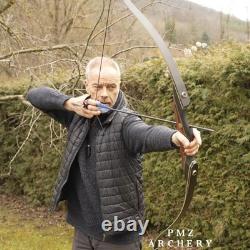 PMZ 60 Recurve Bow Set Traditional Hunting Bow Set for Survival 20-55lbs