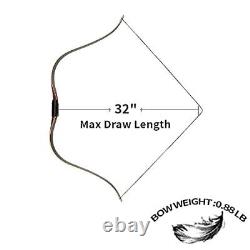 PMZ Archery 58 Recurve Bow Horsebow Longbow Traditional Bow Archery Set