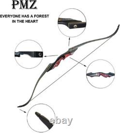 PMZ Archery 60 Takedown Recurve Bow 25lbs Traditional Hunting Bow Kit