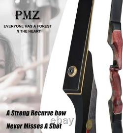 PMZ Archery 60 Takedown Recurve Bow 25lbs Traditional Hunting Bow Kit