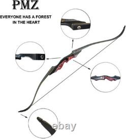 PMZ Archery 60 Takedown Recurve Bow 45lbs Traditional Hunting Right Hand