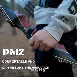 PMZ Archery 60 Takedown Recurve Bow Set Traditional Hunting Bow 20lbs-60lbs