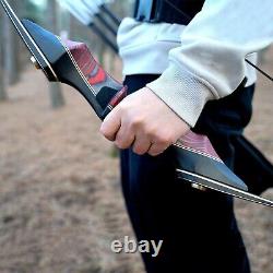 PMZ Archery 60 Takedown Recurve Bow Set Traditional Hunting Bow 20lbs-60lbs