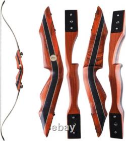 PMZ Archery 60 Takedown Recurve Bow Set, Traditional Hunting Bow, Kit Black, 35lbs