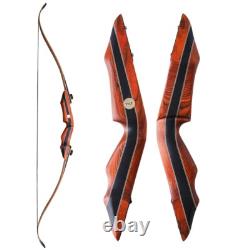 PMZ Archery 60 Takedown Recurve Bow Set Traditional Hunting Bow Kit Oak Limbs
