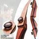 Pmz Archery 60 Takedown Traditional Longbow Recurve Bow For Hunting 45lbs