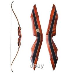 PMZ Archery 60 Takedown Traditional Longbow Recurve Bow for Hunting 45lbs