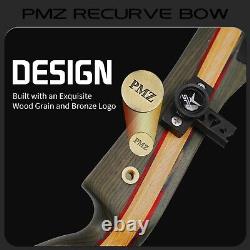 PMZ Archery 67.5 Takedown Recurve Bow Set Traditional Hunting Bow for Beginners