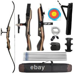 PMZ Archery 67.5 Traditional Bow Set Recurve Bow for Compeition 30-45lbs