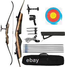 PMZ Archery 67.5Takedown Recurve Bow with Ergonomic Design for Outdoor Practice