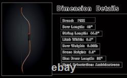 PMZ Archery Korean Traditional Recurve Bow 50 Horseback Hunting Bow 30lbs
