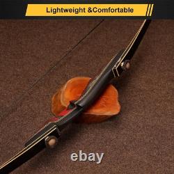 PMZ Archery Longbow, Red Riser 65'' Wooden Professional Takedown for Hunting