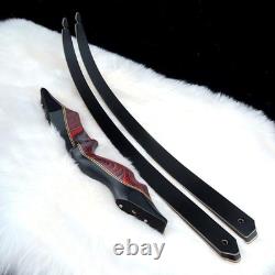 PMZ Archery Recurve Bow 60 Wood Bamboo Fiberglass Takedown Bow Set for Outdoor