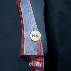 PMZ Takedown Traditional Bow Set Recurve Bow Hunting Bow and Arrow Set 20-55lbs