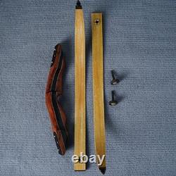PMZ Traditional Longbow Set 60 Takedown Recurve Bow Set for Hunting 25-50lbs