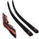 Pmz Tradtional Longbow Set 60 Recurve Bow Set For Competition Hunting 25-50lbs