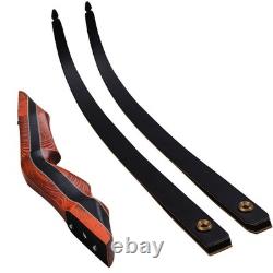 PMZ Tradtional Longbow Set 60 Recurve Bow Set for Competition Hunting 25-50lbs
