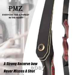 PMZ archery Target Pracite RH Takedown 60 Recurve Bow for Beginners & Adults