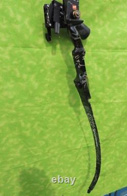 PSE Kingfisher Recurve Bow 45#, Right Handed, AMS Reel with new 300# line