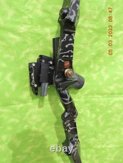 PSE Kingfisher Recurve Bow 45#, Right Handed, AMS Reel with new 300# line