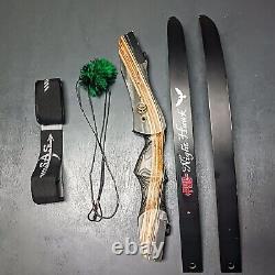 PSE Night Hawk Recurve Bow 62 45lbs Right Hand with SAS Stringer Takedown Used