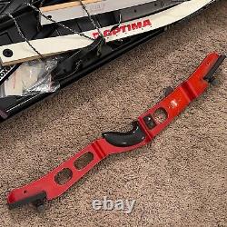 PSE OPTIMA SERIES Left Hand 66 25lb Takedown Recurve Bow with Sight, Case & More