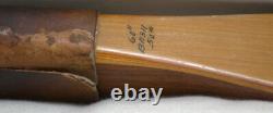 R&LH Walnut 1954 Bear Kodiak II Recurve Bow 50# 60 Excellent- Read Everything