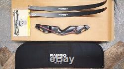 RAMBO LAST BLOOD LIMITED EDITION TAKEDOWN TRADITIONAL BOW, RH, 45 Lb. 175 of 199