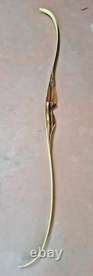 RARE 1969 BEAR ALASKAN Glass Powered RH Recurve Bow #20 9F4709 AMO-62 inches