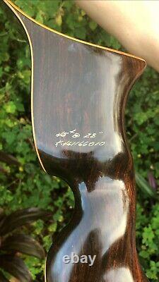 RARE Herters Sitka 46 Recurve RH Vintage Collector Brazilian Rosewood 1966