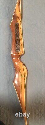 Rare 1967 Vintage Bear Alaskan Glass Powered Recurve Bow 66 35# Near Mint