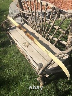 Rare! Ben Pearson Eliminator 7166 Recurve Archery Bow 35# @ 28 AMO 66 RH