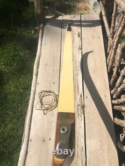 Rare! Ben Pearson Eliminator 7166 Recurve Archery Bow 35# @ 28 AMO 66 RH