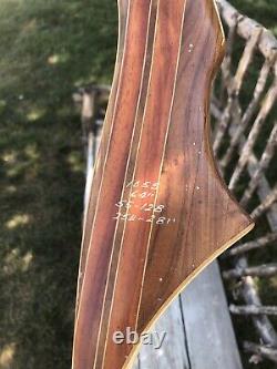 Rare! Ben Pearson Golden Sovereign Prince Recurve Archery Bow 25# @ 28 64 RH