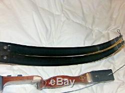 Rare Browning Backpacker II Take Down Recurve Bow Rh 9b172-2 60 A. M. D. 50# Nice