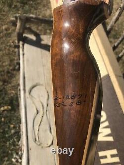 Rare Montgomery Ward Western Field Standard Hunter Recurve Bow With Original Box