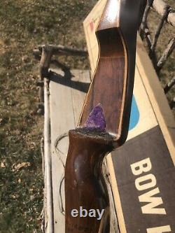 Rare Montgomery Ward Western Field Standard Hunter Recurve Bow With Original Box