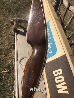 Rare Montgomery Ward Western Field Standard Hunter Recurve Bow With Original Box